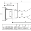 Ricoh GEN6 Printhead (Cable: 447mm) - MH5320