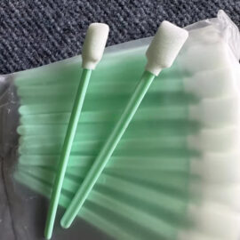 50pcs 13cm Printhead Ink Wiping Sticks Cotton Bud Sticks for Dx4 Dx5 Dx6 Dx7 Dx10 Xp600 Tx800 Printhead Sponge Sticks