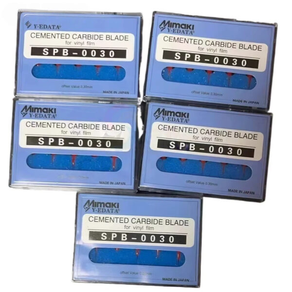 Guheng SPB-0030 High Quality 30 45 60 Degree Mimaki Cemented Carbide Blade for Mimaki CG-60 CG-130 CJV300 CJV150, 5Pcs/Pack