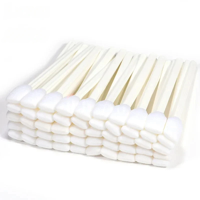 Glowy 50pcs/pack white 13cm Cleaning swab For Epson dx4 dx5 XP600 I3200 head Mimaki Mutoh printer ink brush cleaning sticks