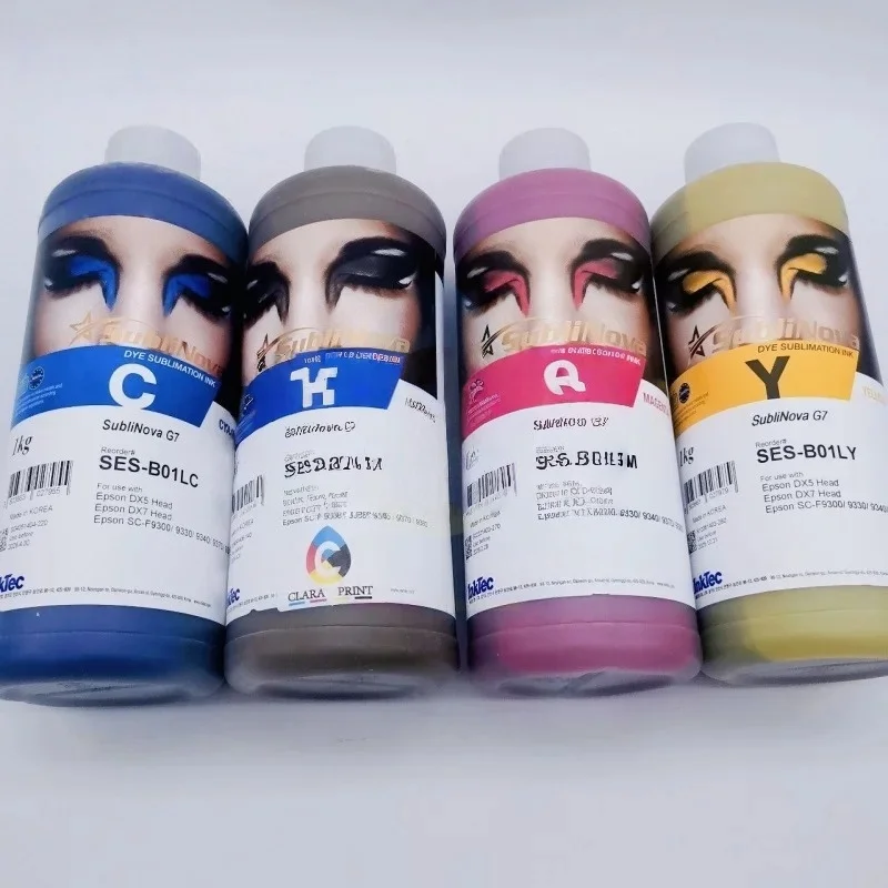 S174226cd1f2d48f99bac7b4279746773l.webp 1000ml Original Korea Inktec SES Sublinova G7 Sublimation Ink Use for I3200a/xp600/dx5 Print Head
