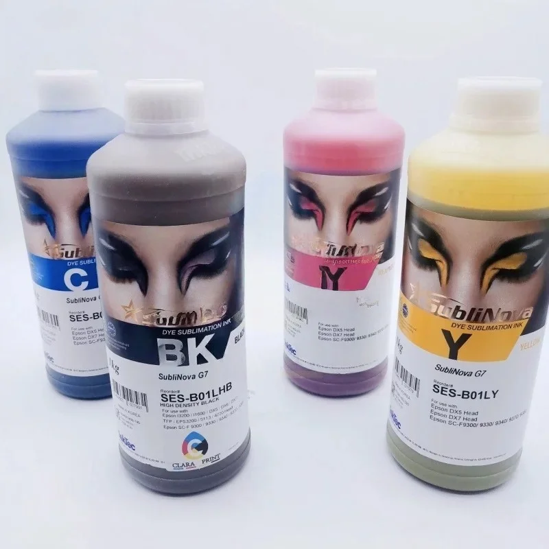 1000ml Original Korea Inktec SES Sublinova G7 Sublimation Ink Use for I3200a/xp600/dx5 Print Head