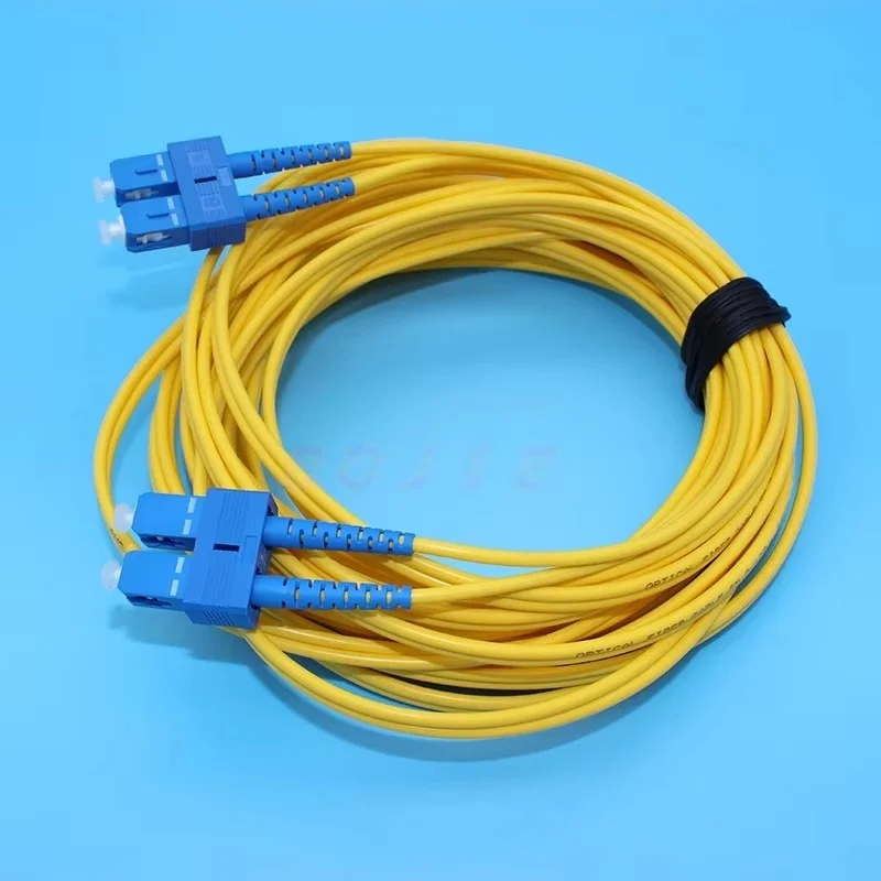 New Square Connector Double Line Optical Fiber Cable 6m 10m Long for Hoson Board