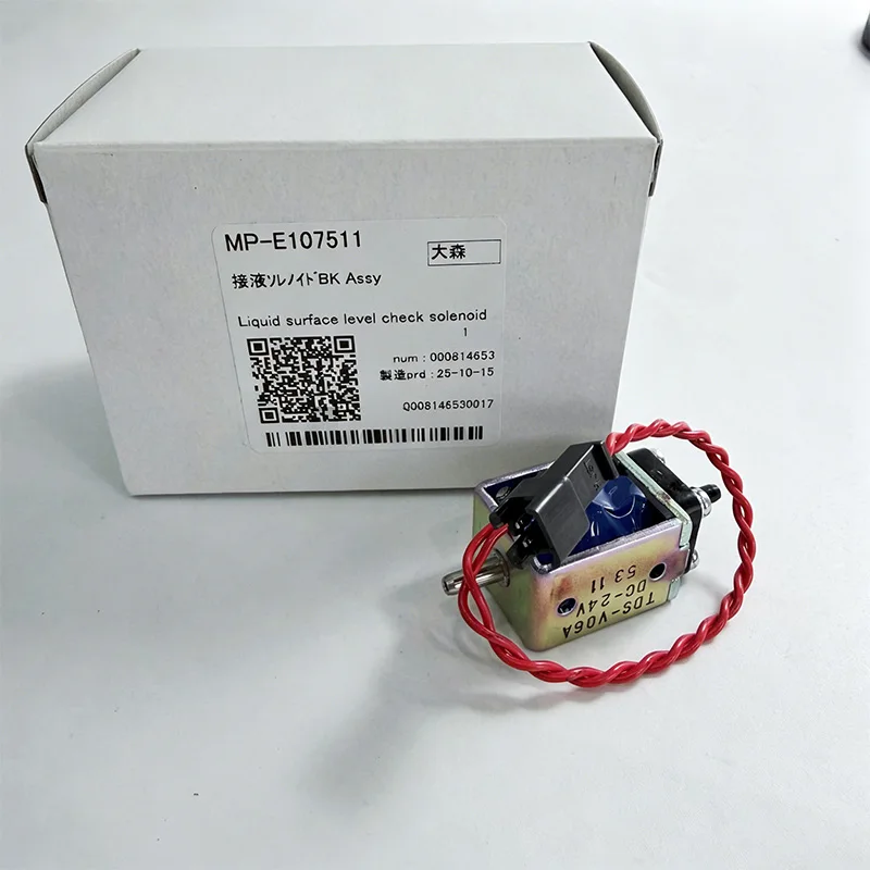 E107511 Mimaki Original Liquid Surface Level Check Solenoid BK Assy Use for UJV55/UJV500/SWJ-320/JFX500/JFX200