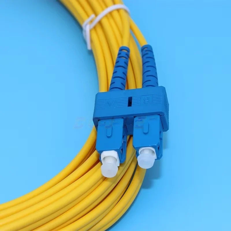 New Square Connector Double Line Optical Fiber Cable 6m 10m Long for Hoson Board