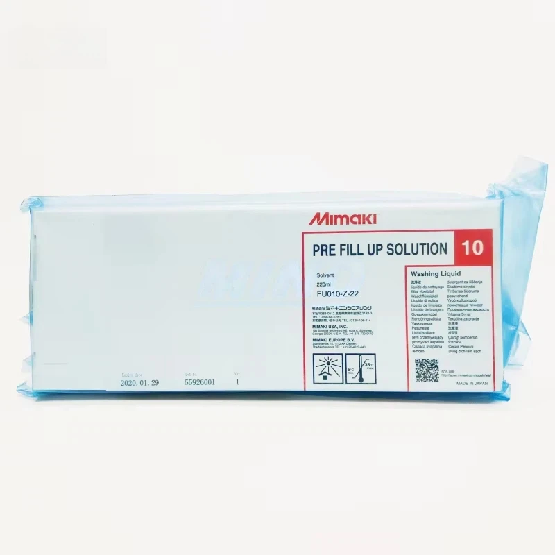 220ml Original Mimaki FU010-Z-22 PRE FILL up SOLUTION Washing Liquid ForJV33/CJV150/CJV30/CJV300 JV150/JV300/JV3