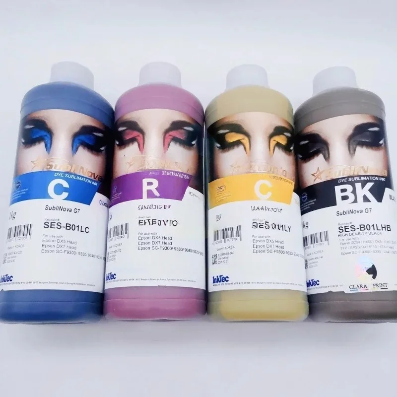 S9ce527ae429945ec8e97a197b71ee896i.webp 1000ml Original Korea Inktec SES Sublinova G7 Sublimation Ink Use for I3200a/xp600/dx5 Print Head