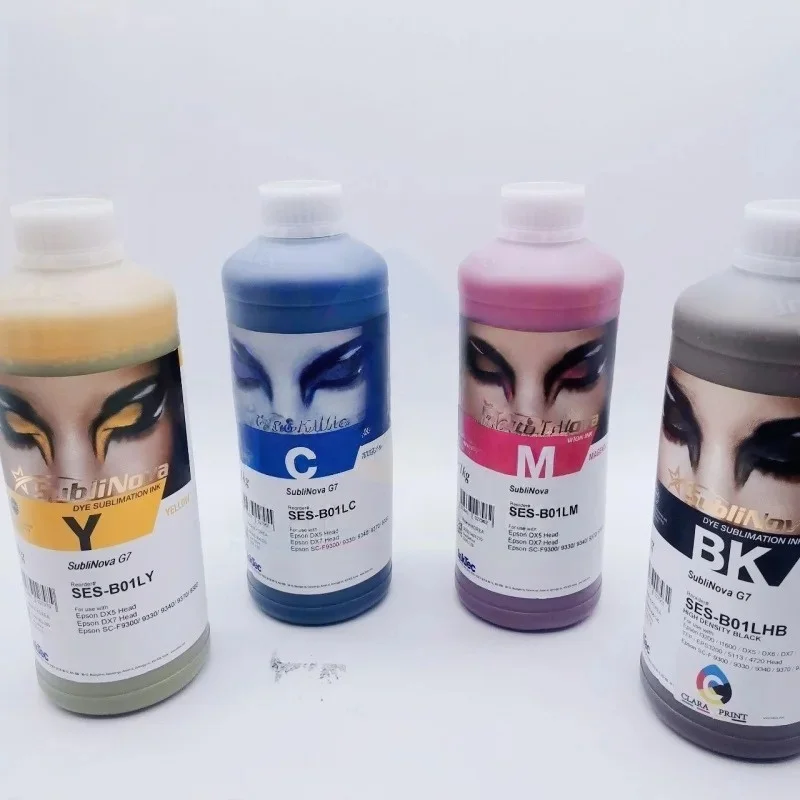 Sa65db50d59d34115ac9787a573d4025bM.webp 1000ml Original Korea Inktec SES Sublinova G7 Sublimation Ink Use for I3200a/xp600/dx5 Print Head