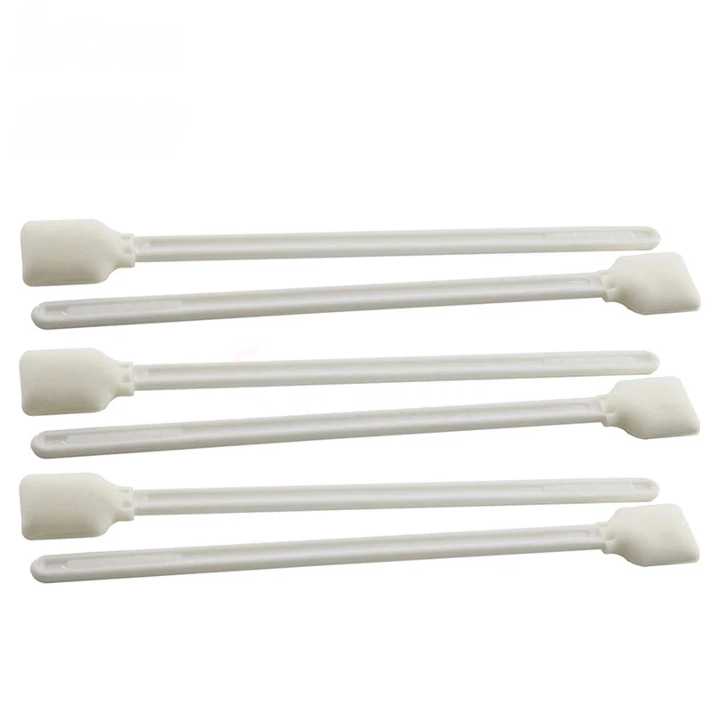 Glowy 50pcs/pack white 13cm Cleaning swab For Epson dx4 dx5 XP600 I3200 head Mimaki Mutoh printer ink brush cleaning sticks
