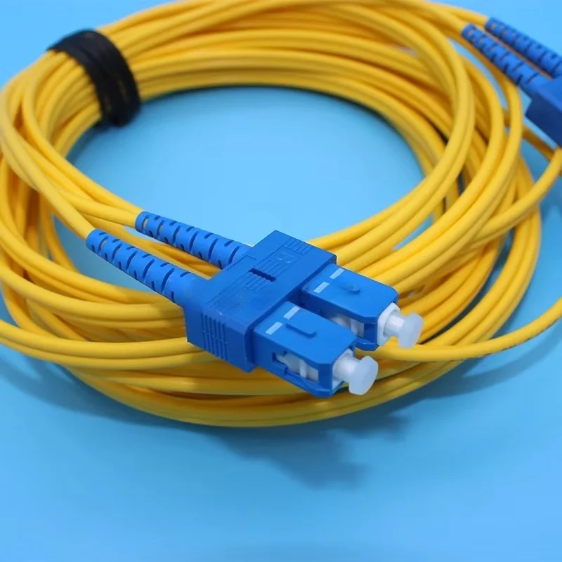 New Square Connector Double Line Optical Fiber Cable 6m 10m Long for Hoson Board