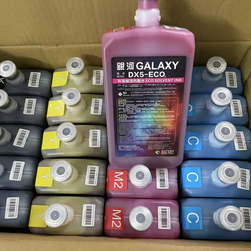 Taiwan Original Galaxy Eco Solvent Ink for Dx4/dx5/dx7 Printheads