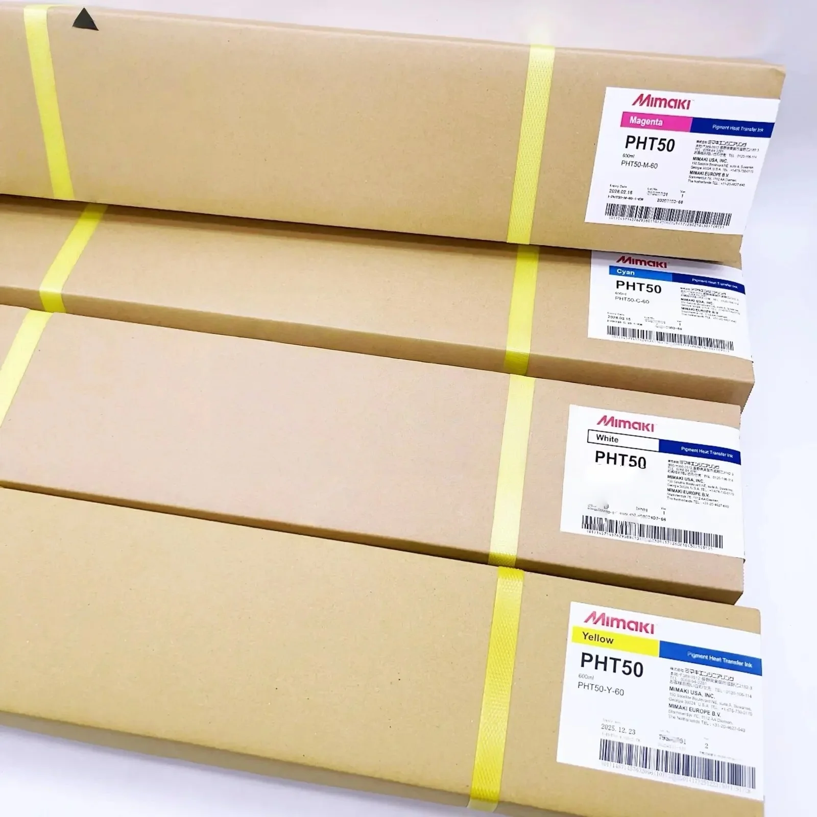 Original Mimaki 600ml PHT50 Mimaki Dtf Ink Cartridge With Chip for Mimaki TxF150/ TxF300 Printer Direct to Film DTF Ink Bag