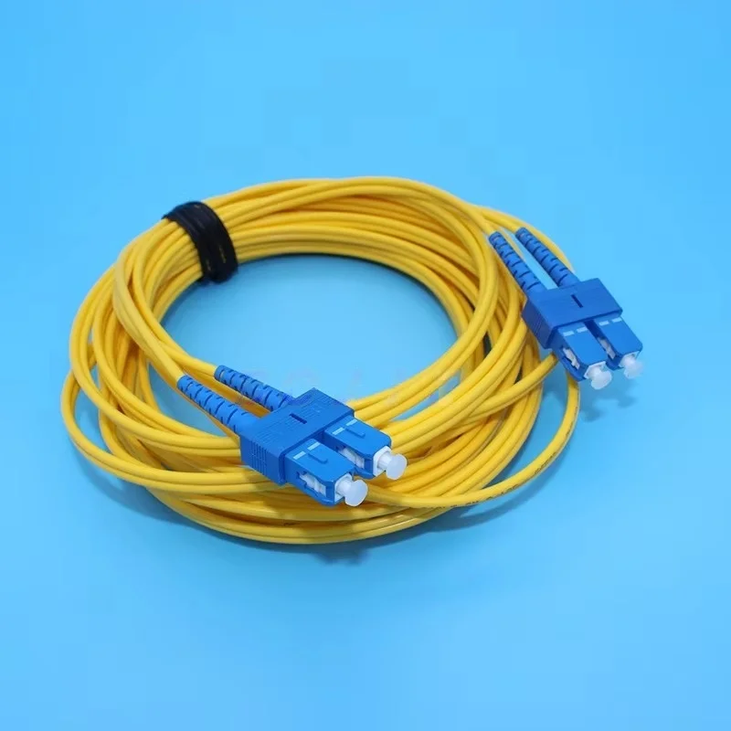 New Square Connector Double Line Optical Fiber Cable 6m 10m Long for Hoson Board
