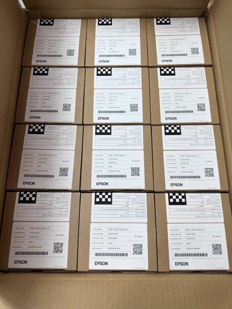 Genuine Epson i3200-E1 printhead with original packaging