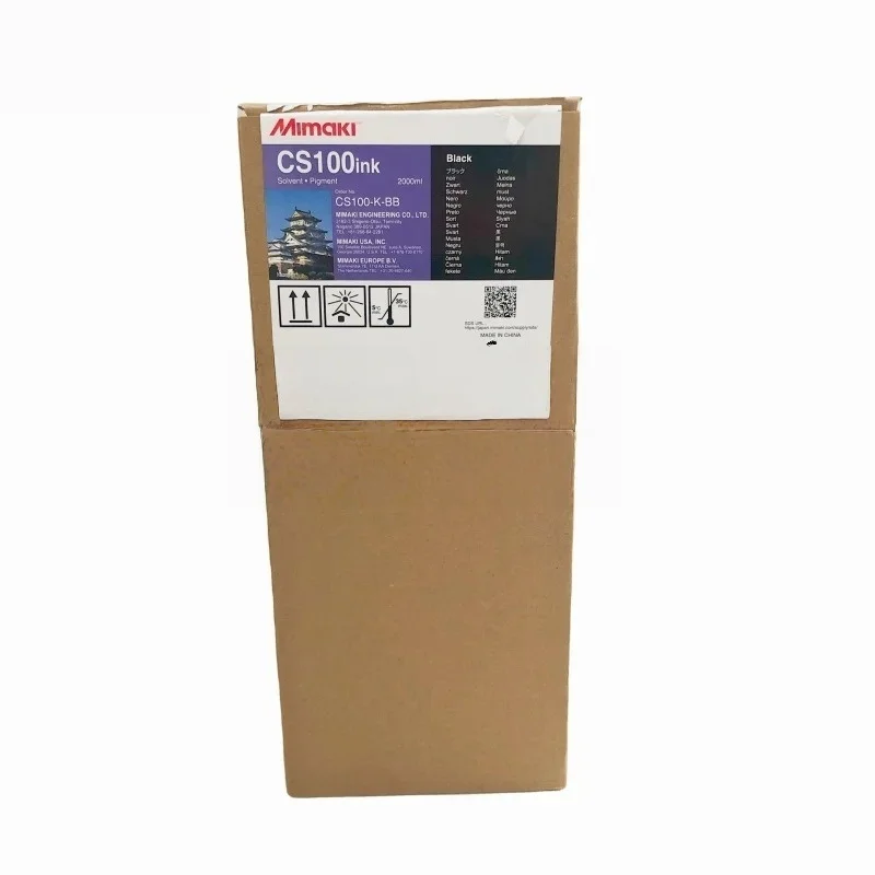 2000ml Mimaki CS100 Ink With One Time Use Cs100 Chip for SWJ320 Printer With 4colors(C M Y K )