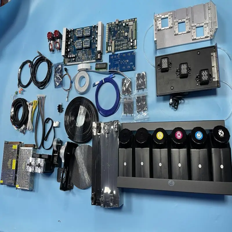 Whole Set Hoson I3200 3 Head Board Kit 1.24+3.74 Network Version Work on Axis XYZ Available for UV Flatbed Machine