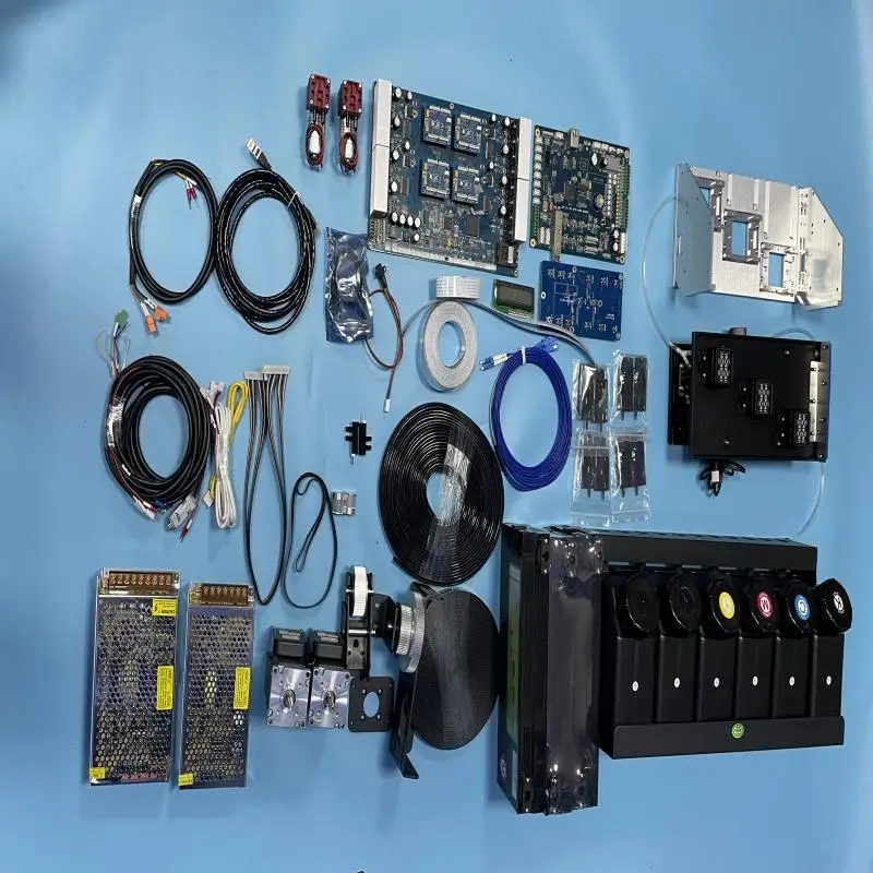 Whole Set Hoson I3200 3 Head Board Kit 1.24+3.74 Network Version Work on Axis XYZ Available for UV Flatbed Machine