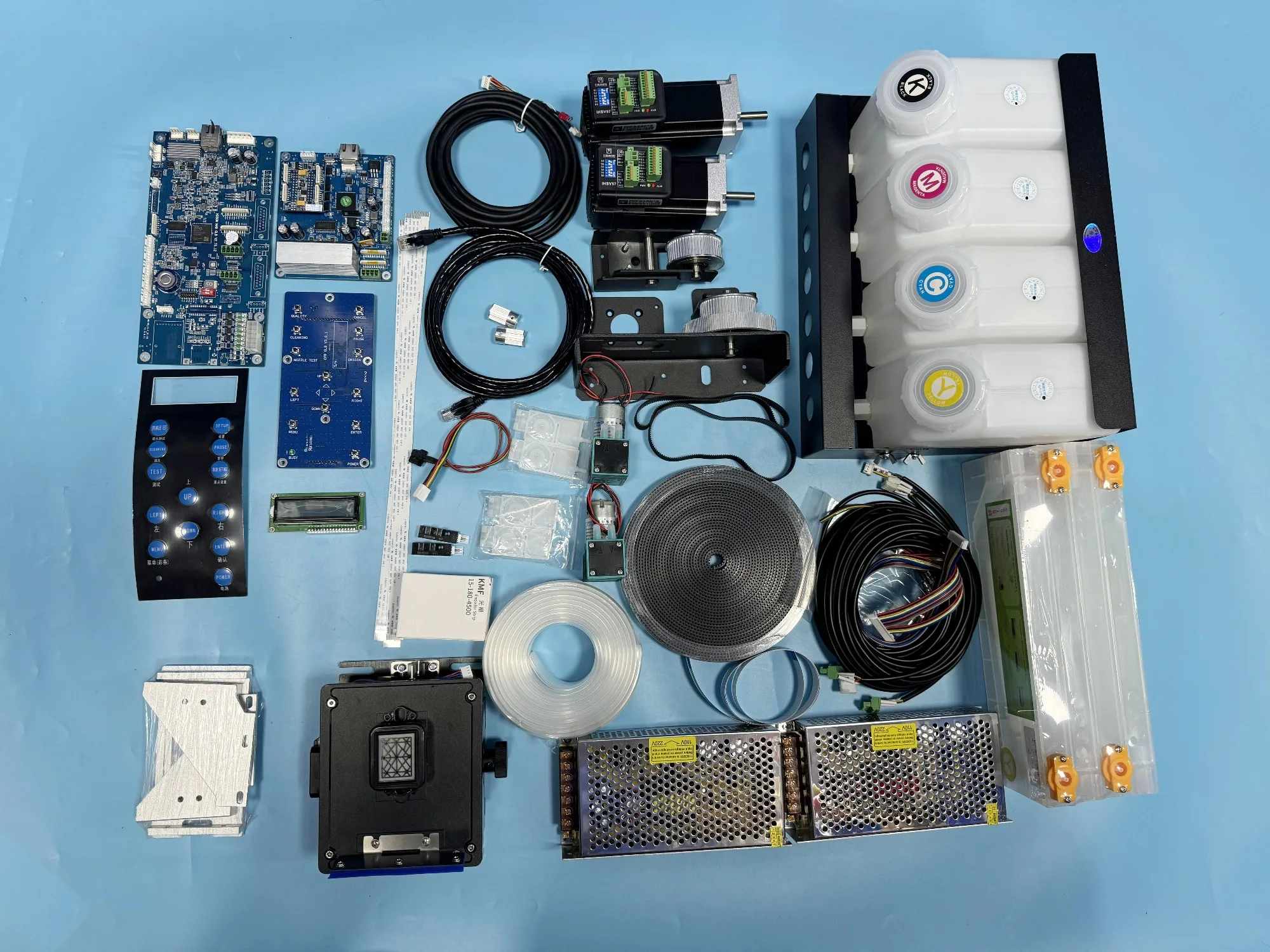 Inkjet Printer I3200 Single Head Complete Set of Accessories Hoson Mainboard & Headboard for Assembling the Machine