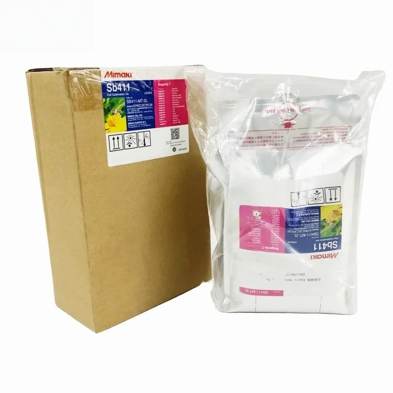 2000ml Mimaki SB411 Ink for TS300P-1800,JV150,JV300 Printers Ink 6 Colors(C M Y K LC LM)