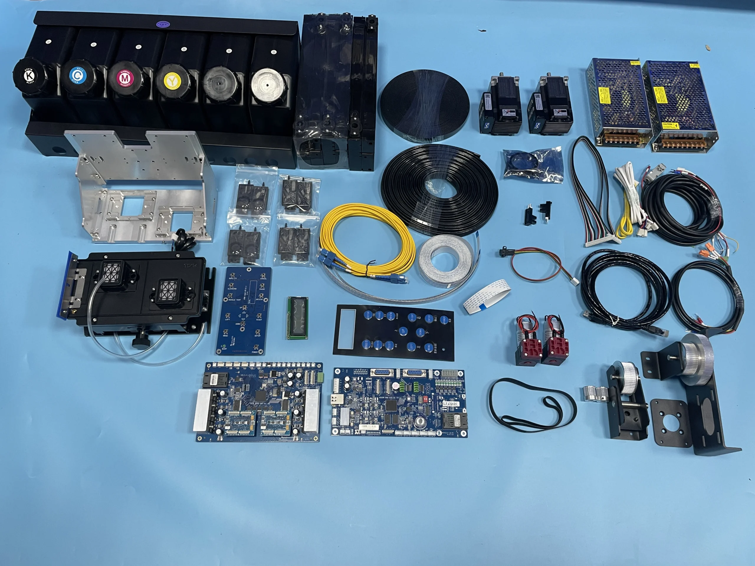 New Hoson I3200 Double Head UV Board Kit I3200 Conversion Kit X Y Axis for Roll to Roll UV Printer Upgrading