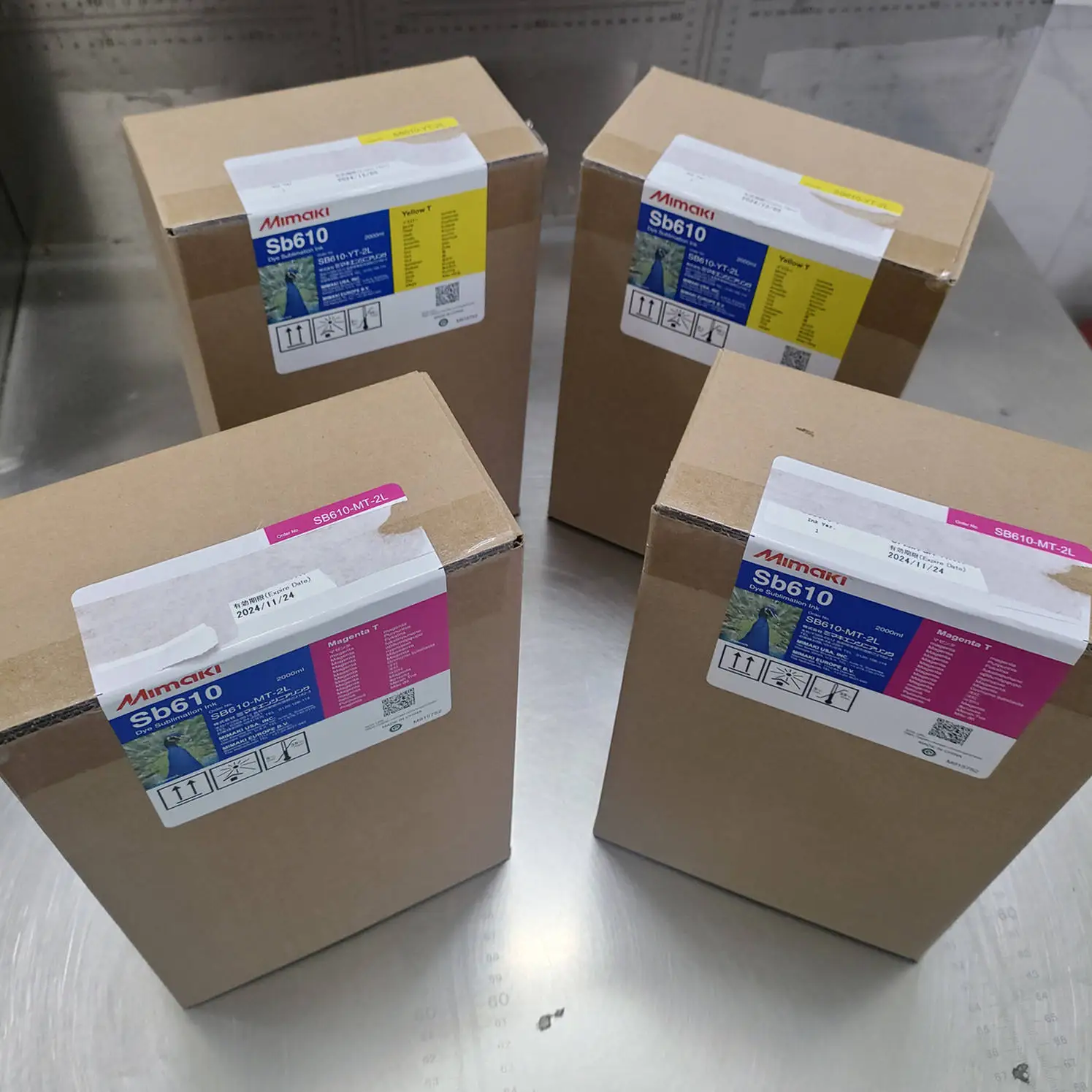 Original Japan Mimaki 2000ML/2L SB610 Dye Sublimation Ink in Pack Use for TS55-1800 Printer