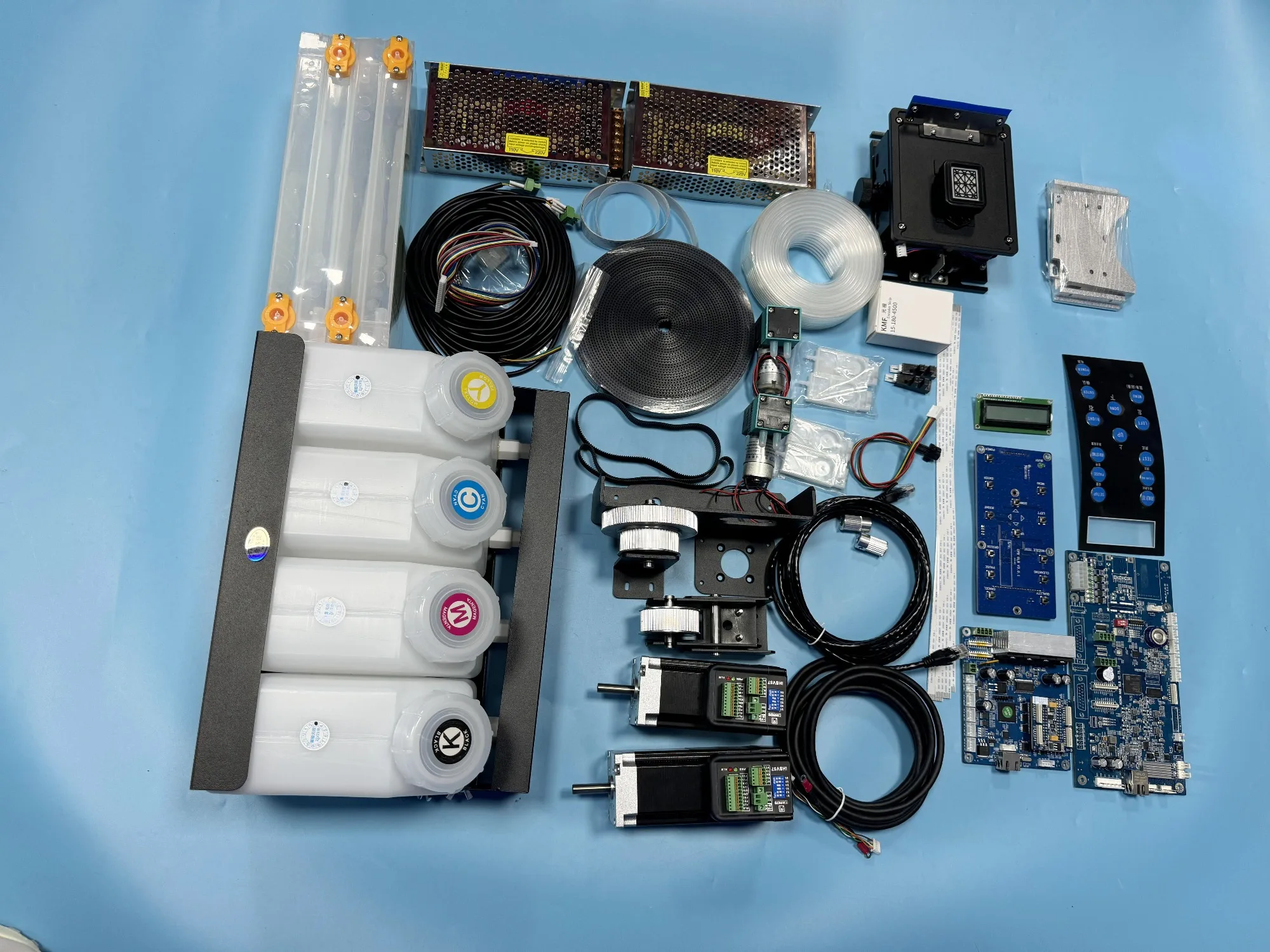Inkjet Printer I3200 Single Head Complete Set of Accessories Hoson Mainboard & Headboard for Assembling the Machine