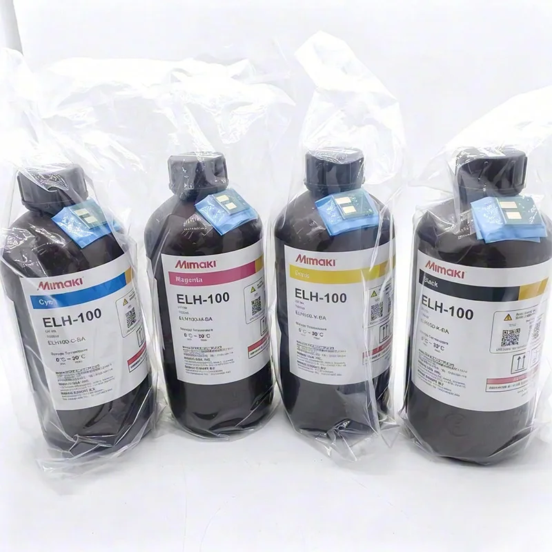 Original Mimaki ELH-100 UV Ink 1000ml Use for UJF-3042MkII/UJF-6042MkII/UJF-3042MkII EX/UJF-7151Plus/UJF-7151PlusII