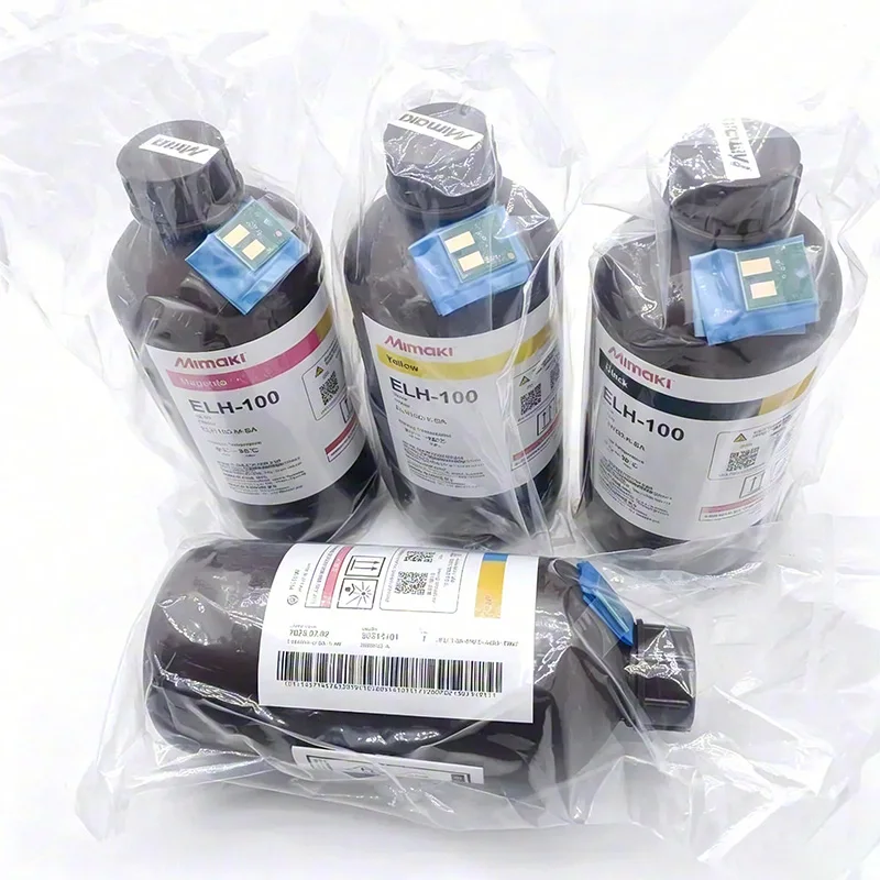 Original Mimaki ELH-100 UV Ink 1000ml Use for UJF-3042MkII/UJF-6042MkII/UJF-3042MkII EX/UJF-7151Plus/UJF-7151PlusII