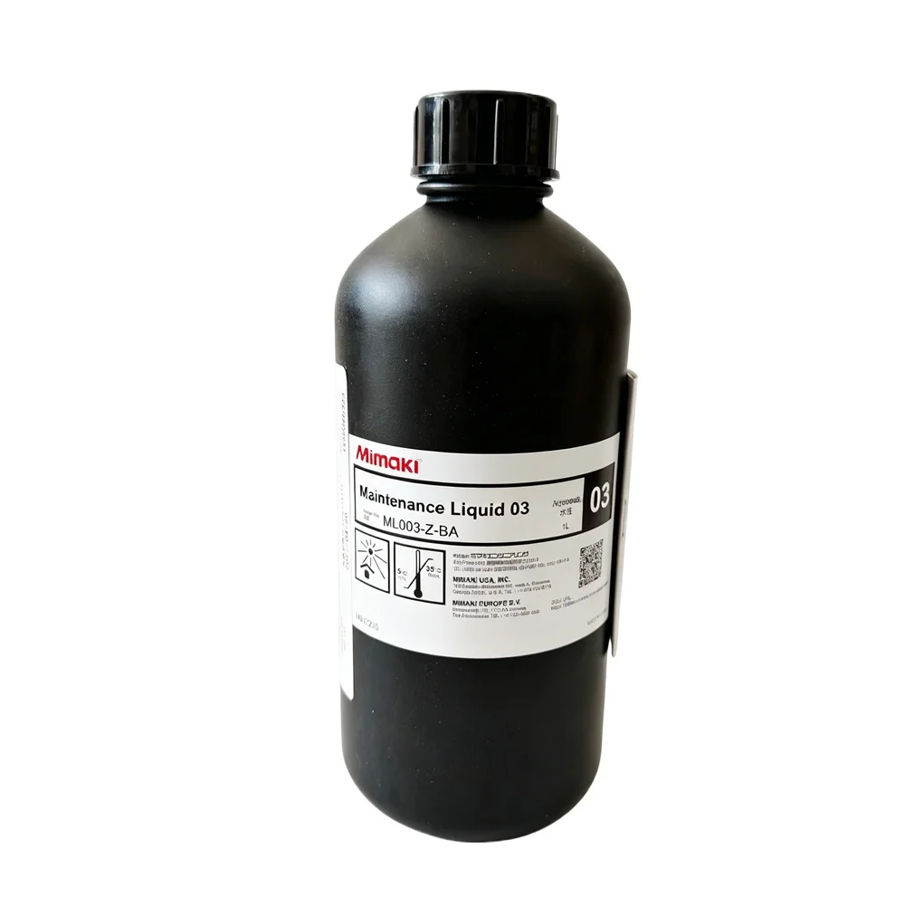 Original Mimaki Maintenance Liquid ML003-Z-BA for SB610 Ink, Used to Clean Ink Tubes of TS100-1600 Printer