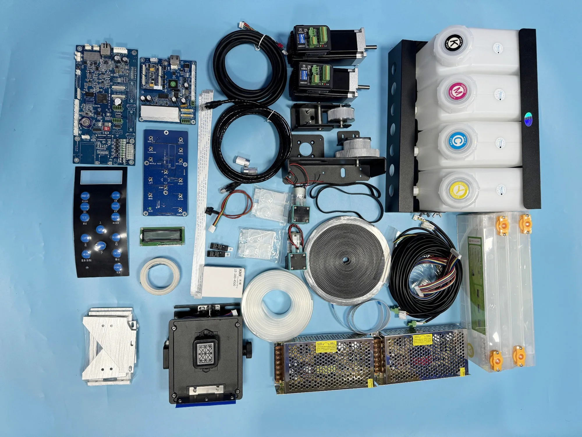 Inkjet Printer I3200 Single Head Complete Set of Accessories Hoson Mainboard & Headboard for Assembling the Machine