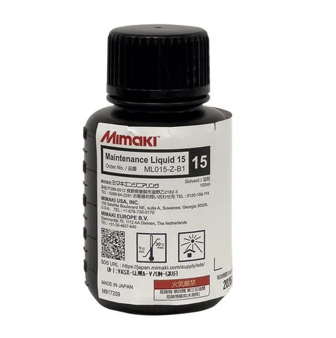 Original Mimaki Maintenance Liquid Mimaki ML015-Z-B1 for Solvent 100ml SPC-0568