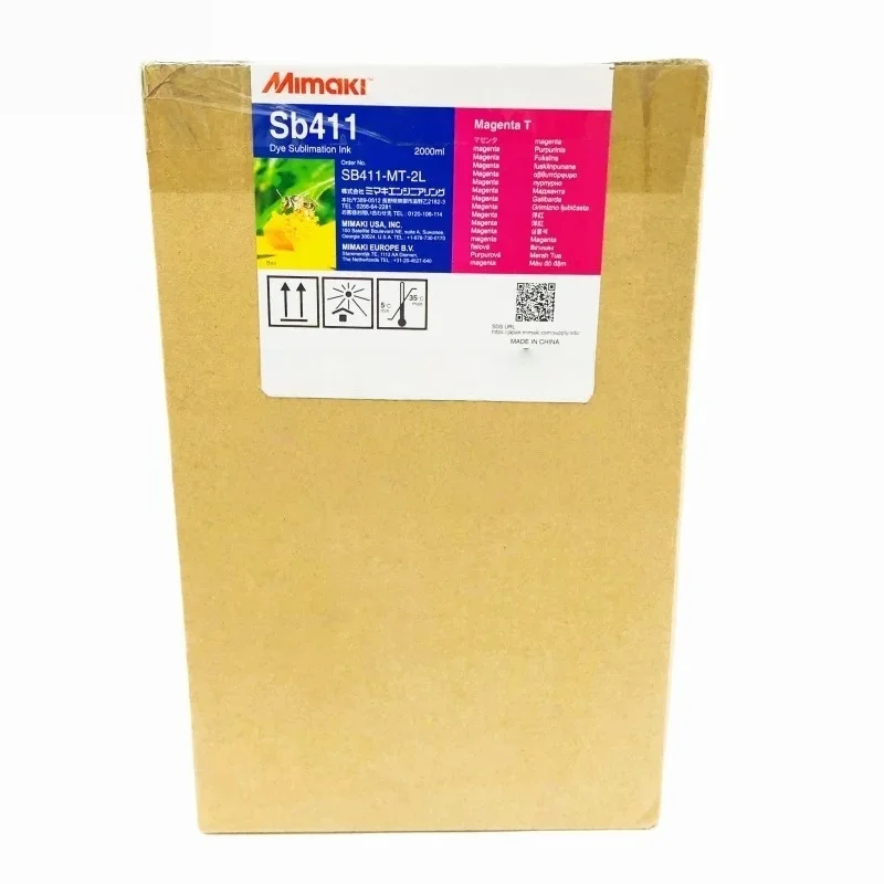 2000ml Mimaki SB411 Ink for TS300P-1800,JV150,JV300 Printers Ink 6 Colors(C M Y K LC LM)