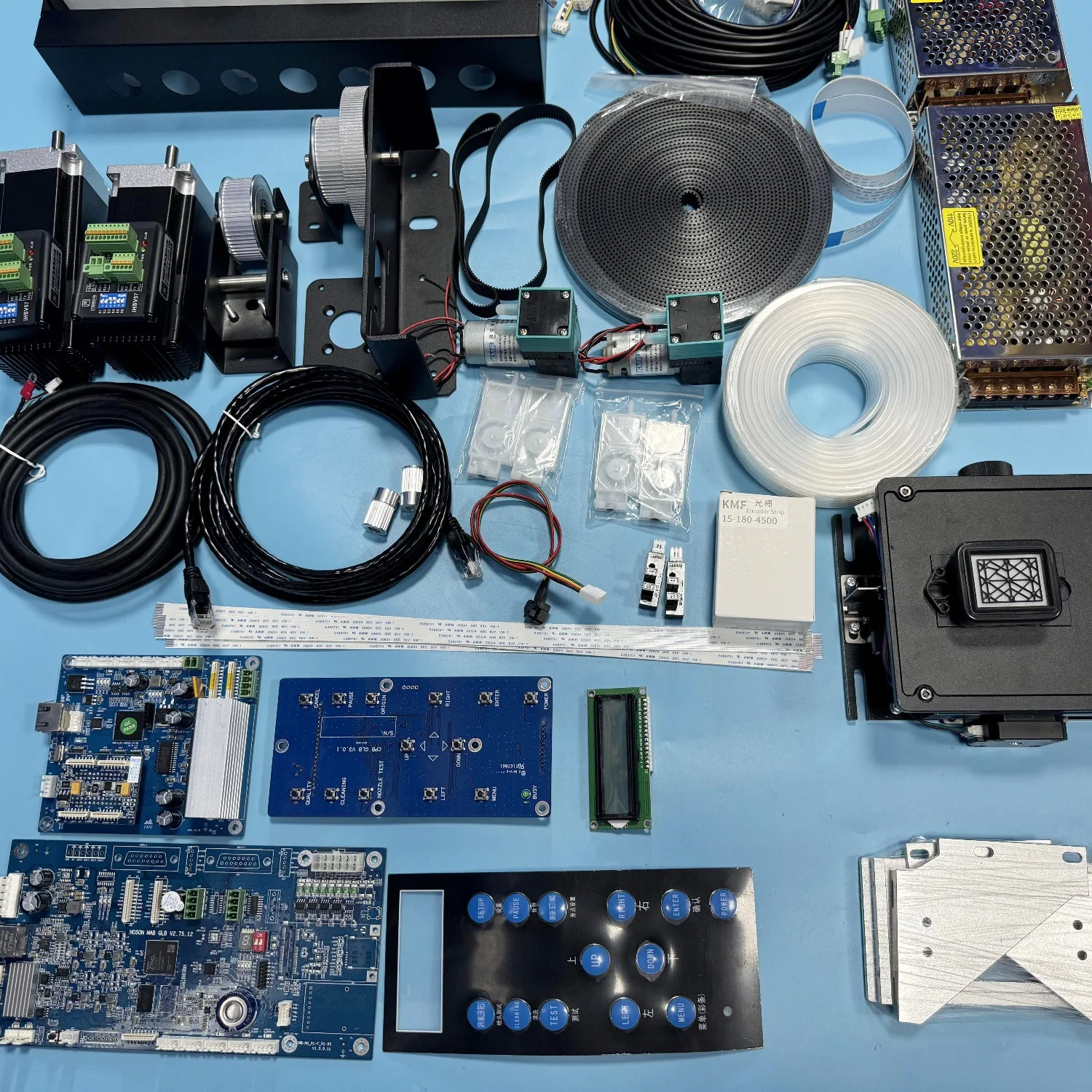 Inkjet Printer I3200 Single Head Complete Set of Accessories Hoson Mainboard & Headboard for Assembling the Machine