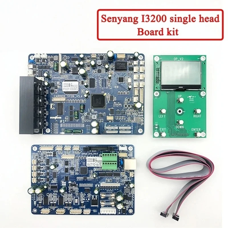 Glowy Senyang I3200/i1600 board kit for Epson I3200/I1600 single head carriage/main board for Eco solvent/Water base printer