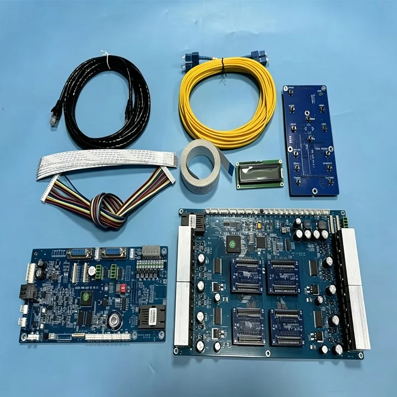 S973bc300dd0a42419fb6864a93147621e.webp Hoson DX5 4 Head Board Kit V1.24+2.75.11 Network Version Available for Upgrading or Assembling Inkjet Printer