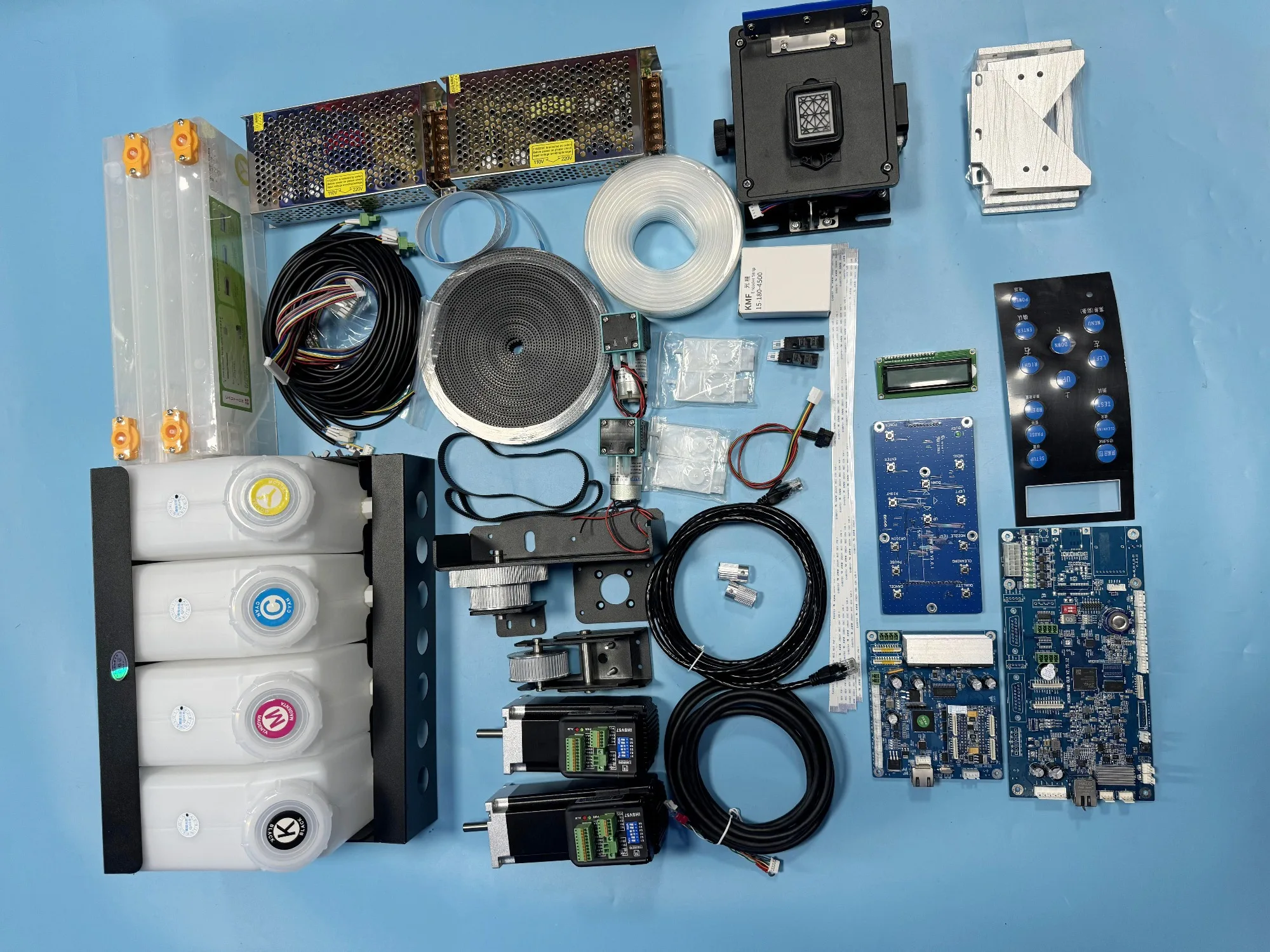 Inkjet Printer I3200 Single Head Complete Set of Accessories Hoson Mainboard & Headboard for Assembling the Machine