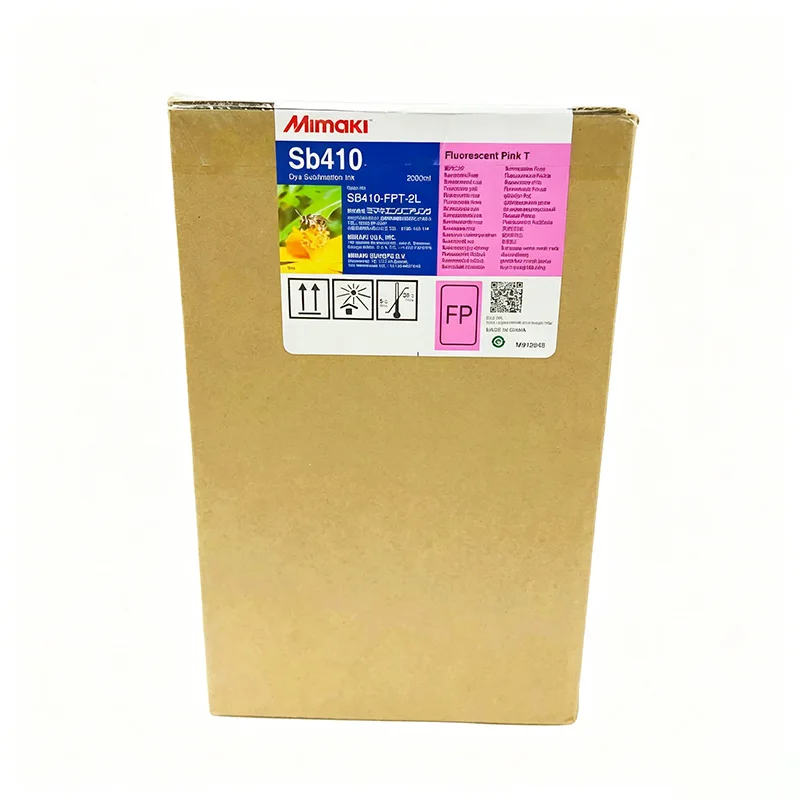 2000ml Mimaki SB410 Ink for TS300P-1800,JV150,JV300 Printers Fluo Pink/Fluo Yellow