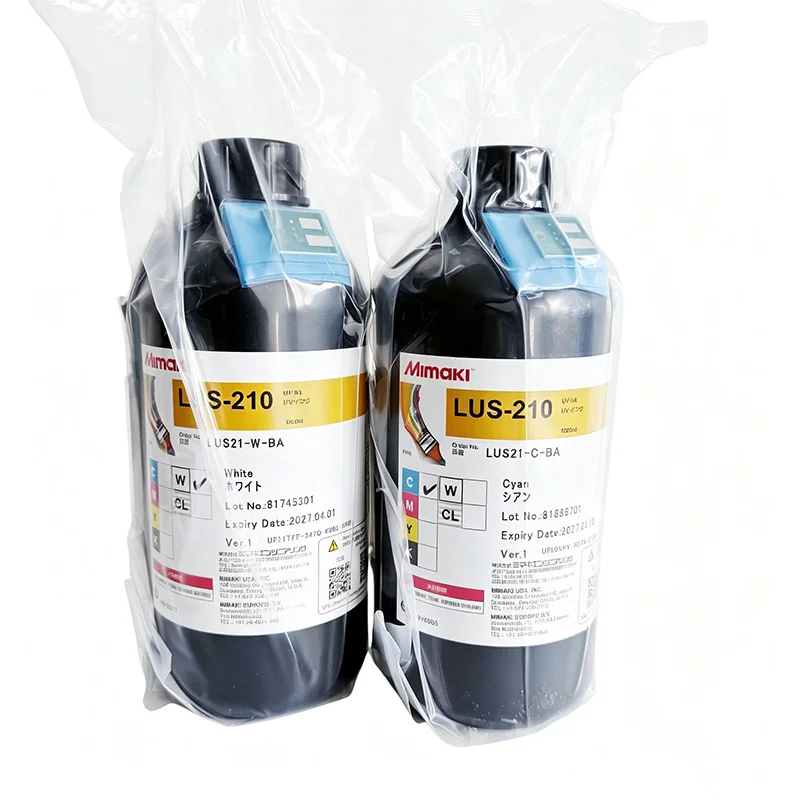 1L Original Mimaki UJV200/UCJV330/UJV100 Lus210/LUS-210 UV Ink CMYK W CL