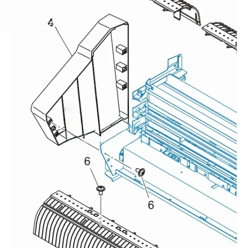 M606574 Original Mimaki Left Side Cover for CG-130ar CG-60ar