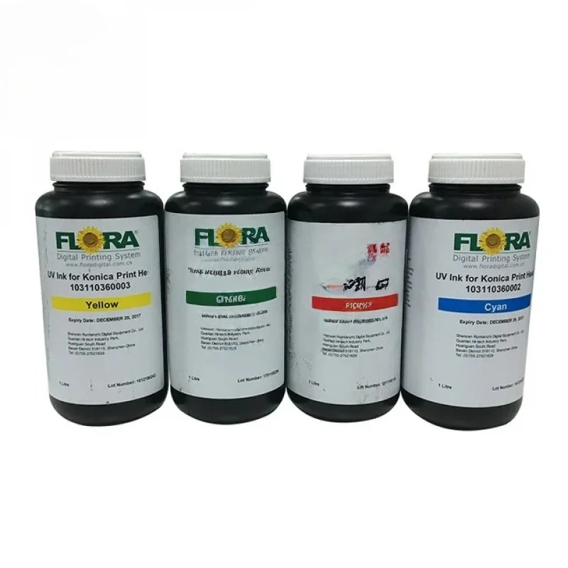 Original Flora Series UV Ink for Mercury Lamp With Ricoh Gen5/Gen4/konica Print Head Flora/handtop/blueprint
