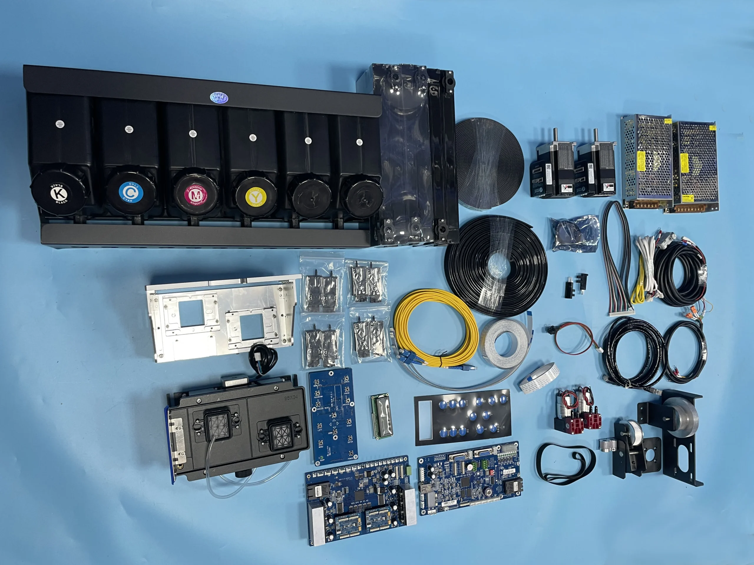 New Hoson I3200 Double Head UV Board Kit I3200 Conversion Kit X Y Axis for Roll to Roll UV Printer Upgrading