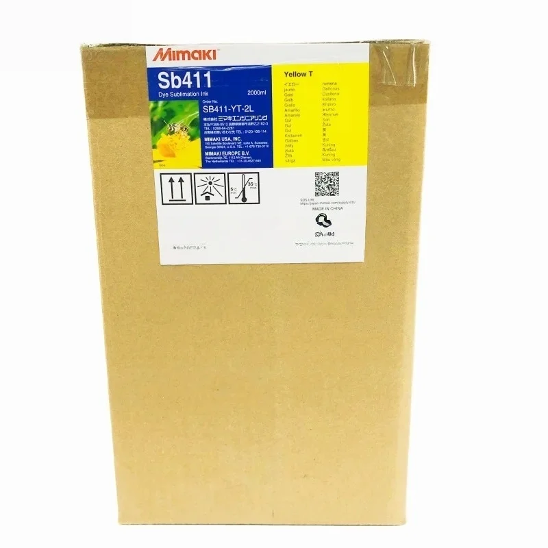 2000ml Mimaki SB411 Ink for TS300P-1800,JV150,JV300 Printers Ink 6 Colors(C M Y K LC LM)