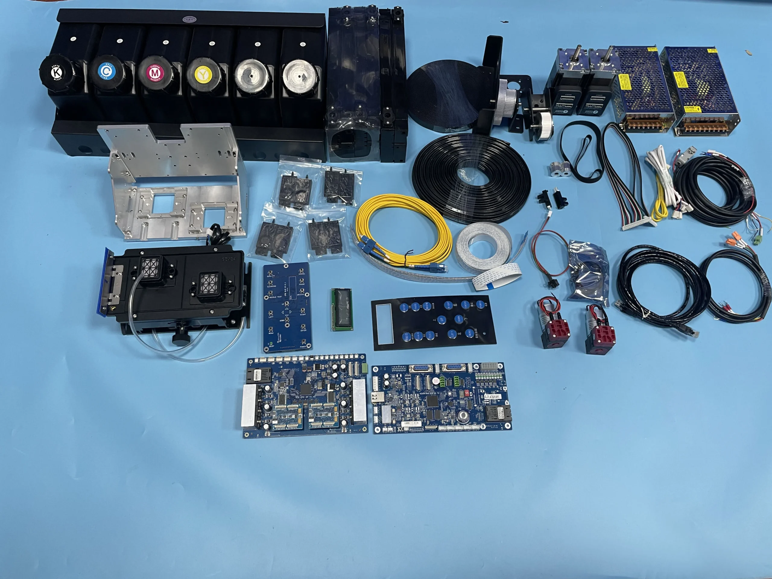 New Hoson I3200 Double Head UV Board Kit I3200 Conversion Kit X Y Axis for Roll to Roll UV Printer Upgrading