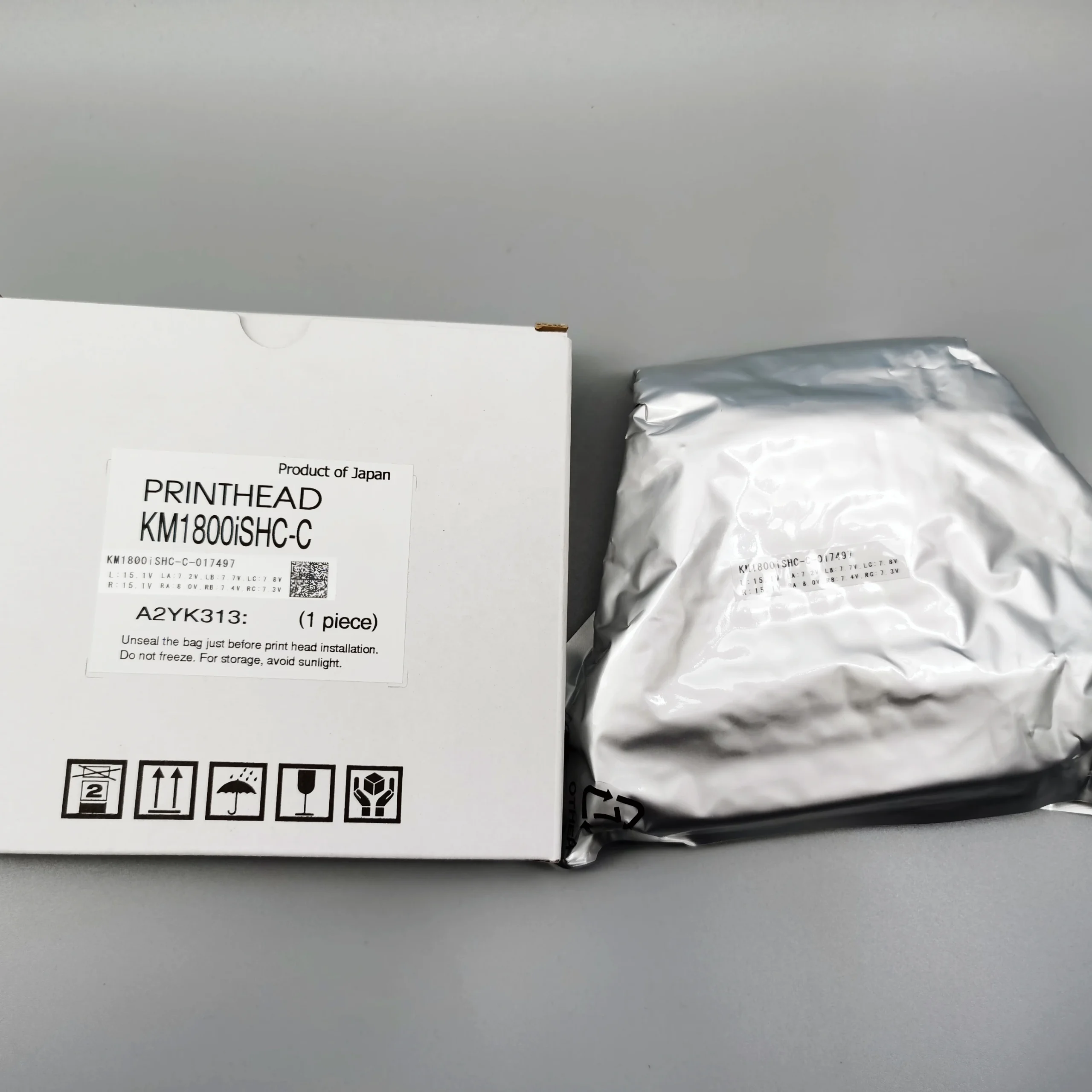 Original new Konica 1800i KM1800iSHC-C 3.5pl printhead for inkjet printer UV printer