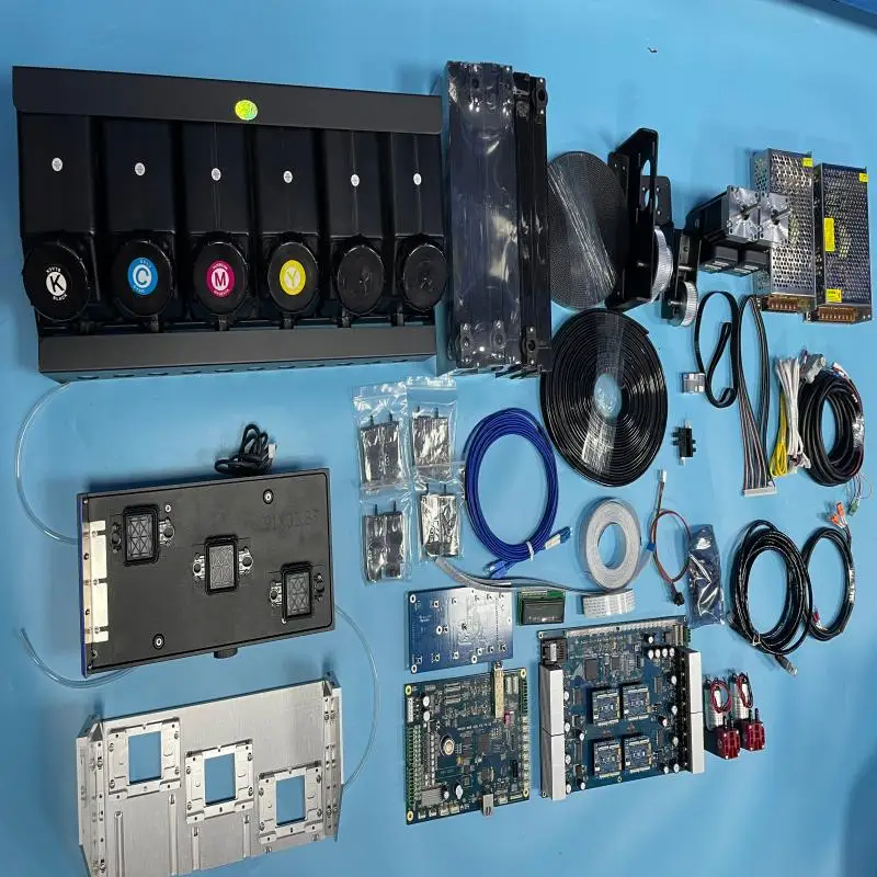 Whole Set Hoson I3200 3 Head Board Kit 1.24+3.74 Network Version Work on Axis XYZ Available for UV Flatbed Machine